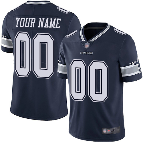 Limited Navy Blue Men Home Jersey NFL Customized Football Dallas Cowboys Vapor Untouchable->customized nfl jersey->Custom Jersey